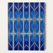 Sierlijke Blauwe Lijst Planner (Achterkant)