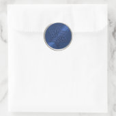 Sierlijke Blauwe Ster van David Enveloppe Zegel (Tas)