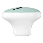 Sierlijke Bloeiende Boom Groen + Plum Keramische K Keramische Knop (Zijkant)