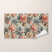 sierlijke bloemen bad handdoek (Handdoek)