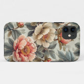  sierlijke bloemen Case-Mate iPhone case (Achterkant (horizontaal))