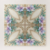 Sierlijke Bloemen Legpuzzel (Horizontaal)
