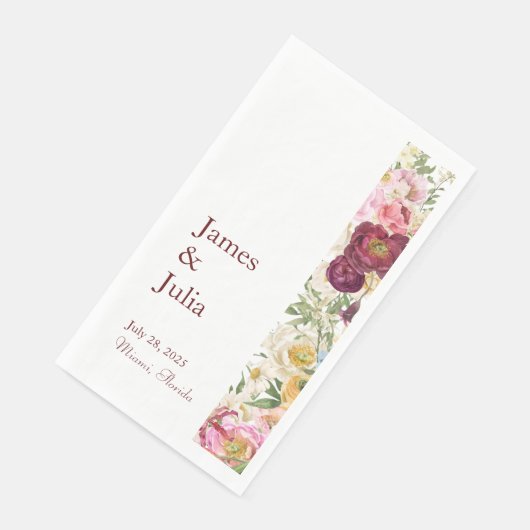 SIERLIJKE BLOEMEN SERVET (Hoek)