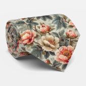  sierlijke bloemen stropdas (Opgerold)