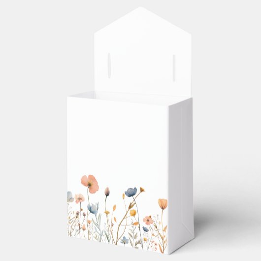 Sierlijke Bloemen Wildflower bruiloft Bedankdoosjes (Geopend)