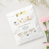 Sierlijke Bloemen Wildflower bruiloft Bedankzakje (Gezegeld)