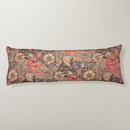  sierlijke bloemenprint lichaamskussen (Achterkant)