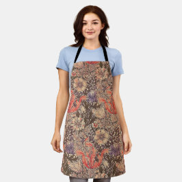 sierlijke bloemenprint schort