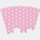 Sierlijke bloemensnackdozen voor popcorn voor vier bedankdoosjes (Ongevouwen)