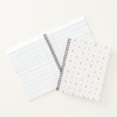 sierlijke bloemenspiraal Notitieboek (Binnen)