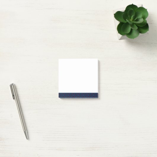 Sierlijke bloemtegels patroon post-it® notes (Kantoor)