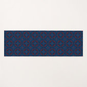 Sierlijke bloemtegels patroon yogamat (Voorkant (horizontaal))