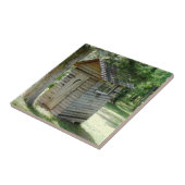 Sierlijke buiten toilet tegel tegeltje (Zijkant)