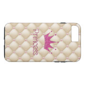 Sierlijke Chic Parels, Tiara, Prinses, Glitterend Case-Mate iPhone Case (Achterkant (Horizontaal))