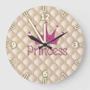 Sierlijke Chic Parels, Tiara, Prinses, Glitterend Grote Klok