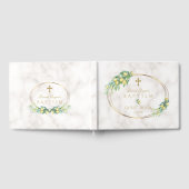 Sierlijke citroen vruchten marmer gouden kruis jon gastenboek (Volledig)