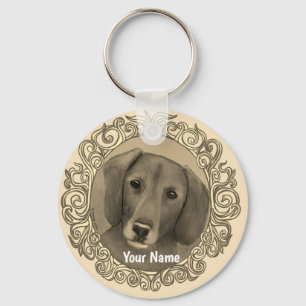 Sierlijke Dachshund Sleutelhanger