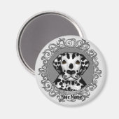 Sierlijke Dalmatiër Magneet (Voorkant / Achterkant)