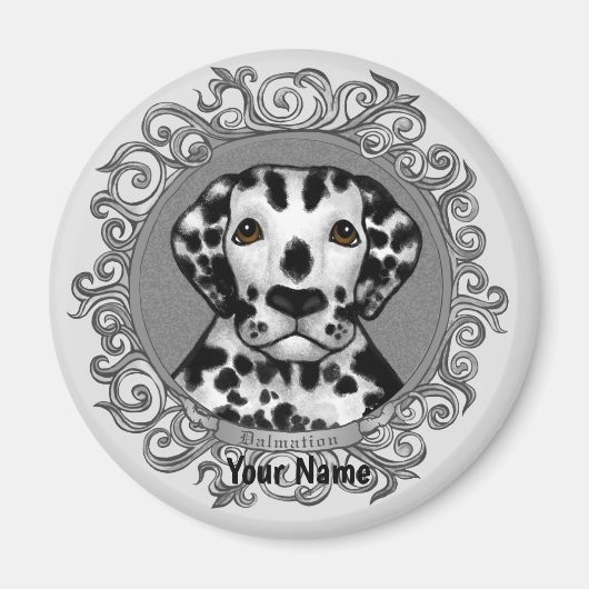 Sierlijke Dalmatiër Magneet (Voorkant)