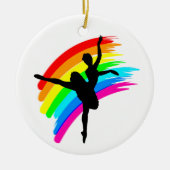 SIERLIJKE DANSERES KERAMISCH ORNAMENT (Voorkant)