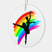 SIERLIJKE DANSERES KERAMISCH ORNAMENT (Links)