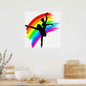 SIERLIJKE DANSERES POSTER (Keuken)