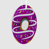 Sierlijke Doughnut / Donut Ornament (voorkant)