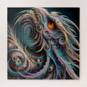 Sierlijke Draak Legpuzzel (Horizontaal)