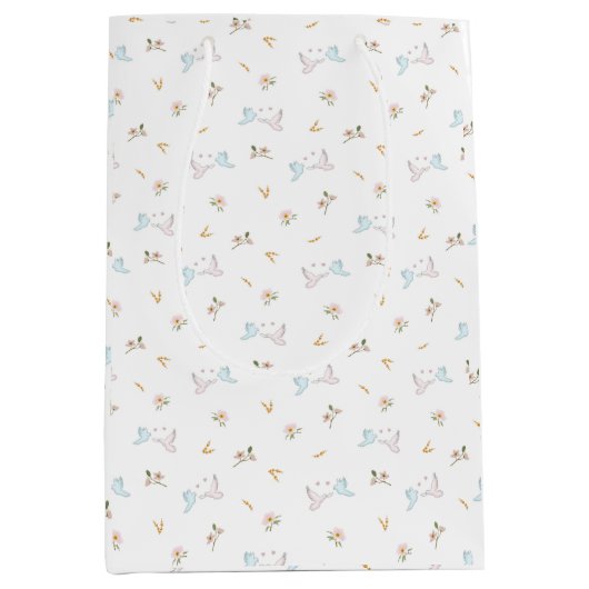 sierlijke duiven medium cadeauzakje (Voorkant)