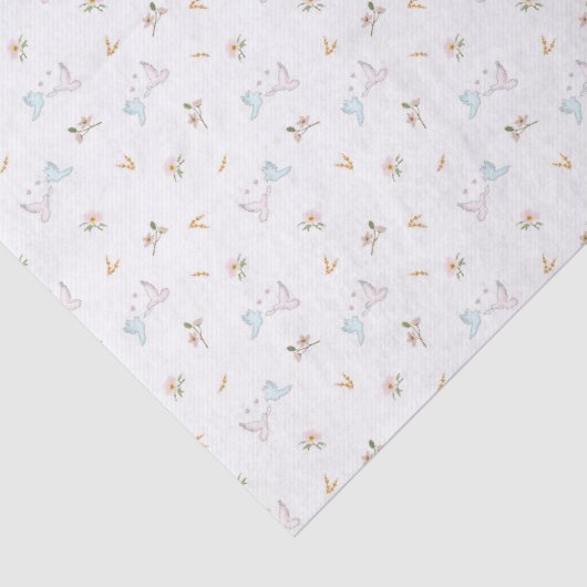 sierlijke duiven tissuepapier (Detail)