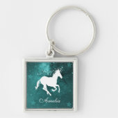 Sierlijke Eenhoorn Persoonlijke Sleutelhanger (Voorkant)