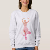 Sierlijke en poëtische ballerina silhouet trui (Voorkant)