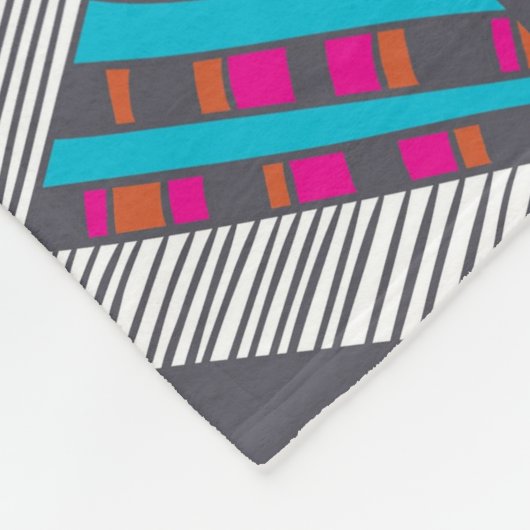 Sierlijke etnische patroon fleece deken (Hoek)