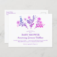 Sierlijke Florals Elegant Chic CUSTOM BABY SHOWER