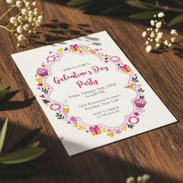 Sierlijke Galentines Uitnodiging Ovaal Frame