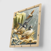 sierlijke ganzenvijver vierkante klok (Hoek)