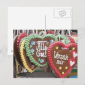 Sierlijke gemberkoekjes briefkaart (Voorkant / Achterkant)