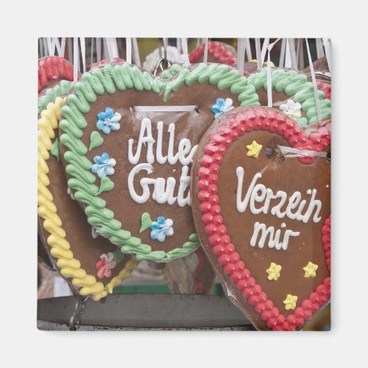 Sierlijke gemberkoekjes magneet (Voorkant)