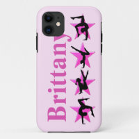 SIERLIJKE GEPERSONALISEERDE GYMNASTIEK IPHONE CASE
