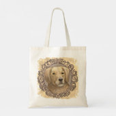 Sierlijke Golden Retriever Tote Bag (Achterkant)