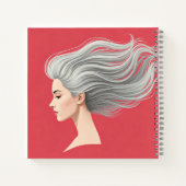 sierlijke golven notitieboek (Achterkant)