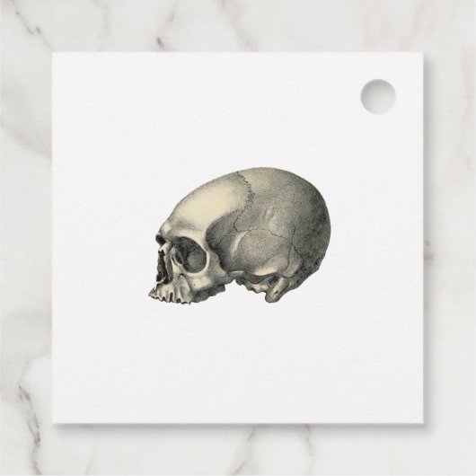 Sierlijke  Gotisch Bedankjes Labels (Achterkant)