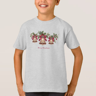 Sierlijke Gouden Bellen Jongens T-Shirt