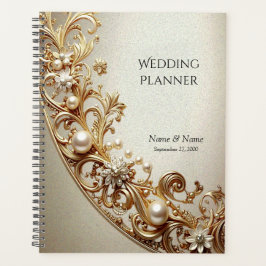 Sierlijke Gouden Bloei Planner