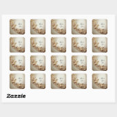 Sierlijke Gouden Bloem Sticker (Vel)