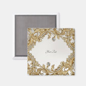 Sierlijke Gouden Magneet (Voorkant / Achterkant)