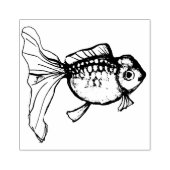 Sierlijke Goudvis Rubberstempel (Afrduk)