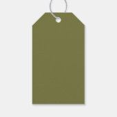 Sierlijke Half en Half Cadeaulabel (Achterkant)