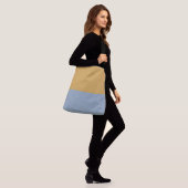 Sierlijke Half en Half Crossbody Tas (Op model)