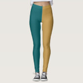 Sierlijke Half En Half Leggings (Voorkant)
